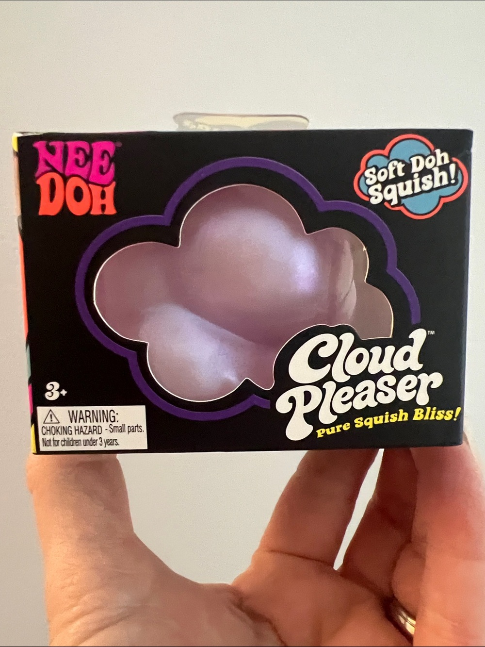 Rare NeeDoh - Cloud Pleaser - Soft Doh Squish! - Purple